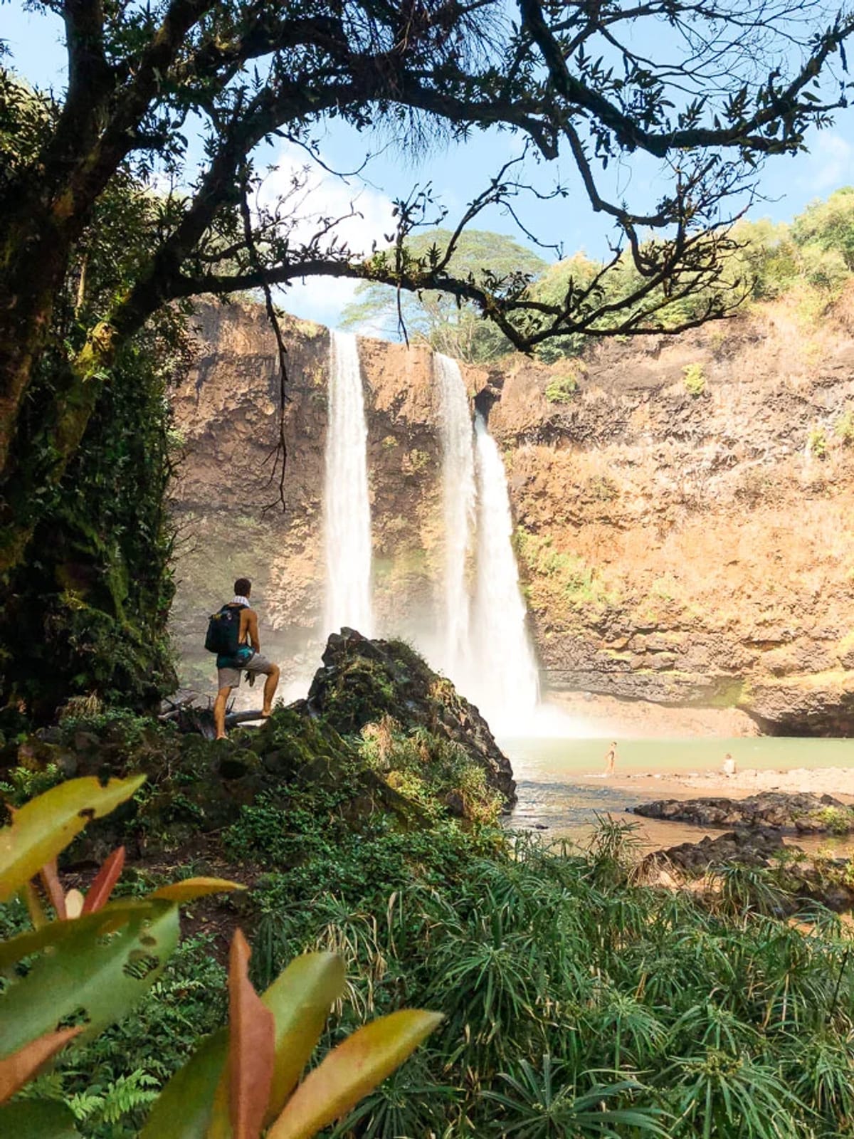 wailua falls, wailua falls hike, wailua falls kauai, wailua waterfall, wailua falls jump, wailua falls swimming, wailua falls trail, wailua falls directions, wailua falls hawaii, can you swim in wailua falls, wailua falls height, wailua falls kauai hike, easy waterfall hike, wailua waterfall kauai, wailua falls kauai, wailua falls hi, wailua falls map, things to do in wailua kauai, hiking down to wailua falls,